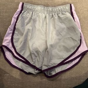 Nike Tempo shorts Dri-fit size XS grey with purple